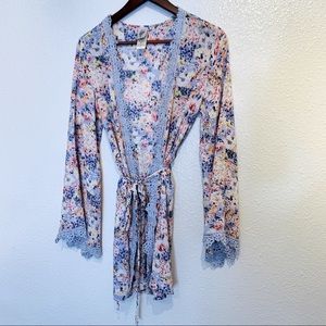 In Bloom Jonquil Intimates Wildflower Floral Robe